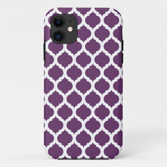 Lila marokkanisches Muster iPhone 5 Fall Case-Mate iPhone Hülle (Rückseite)