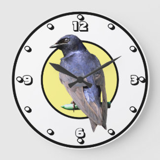 Lila Martin Große Wanduhr