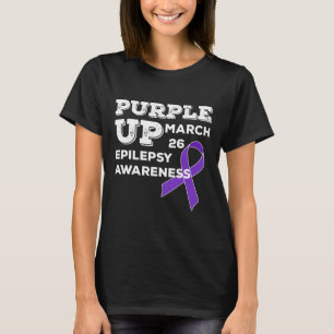 Lila März 26 Unterstützung für Epilepsie Sensibili T-Shirt