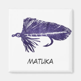 "Lila Matuka" Hochseefischerei Art Magnet