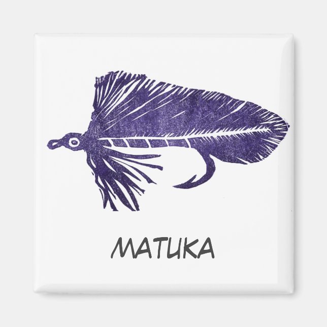 "Lila Matuka" Hochseefischerei Art Magnet (Vorne)