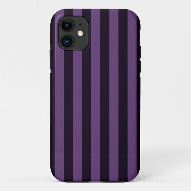 Lila Mauve-Streifen Case-Mate iPhone Hülle (Rückseite)