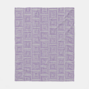 Lila Maze Fleecedecke