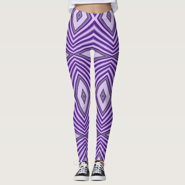 Lila Maze Leggings (Vorderseite)