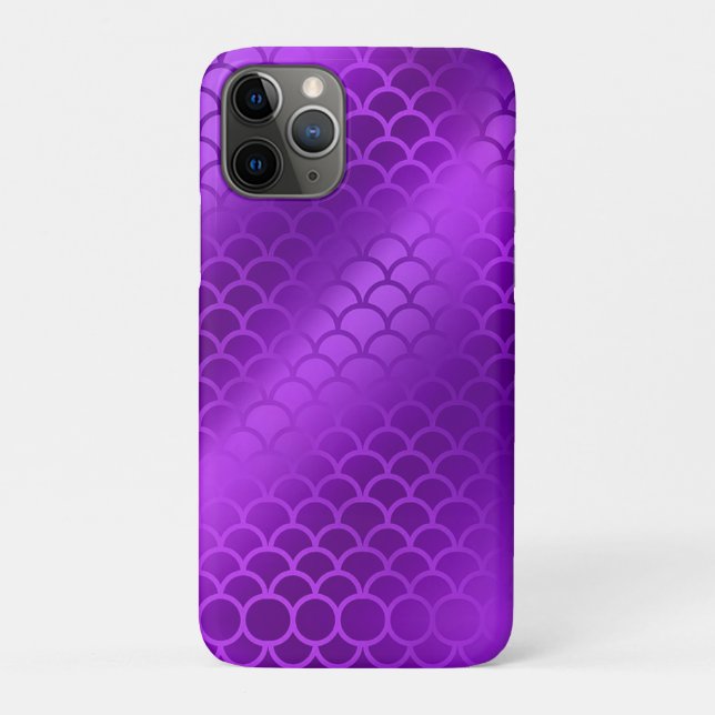 Lila Meerjungfrau Case-Mate iPhone Hülle (Rückseite)