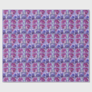 Lila Meerjungfrau-Umschlagpapier Geschenkpapier