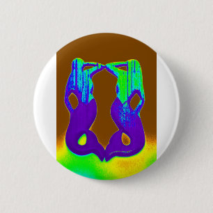 lila Meerjungfrauen Button