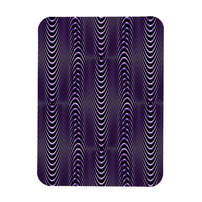 Lila Menschen Illusionen.... Magnet (Vertikal)