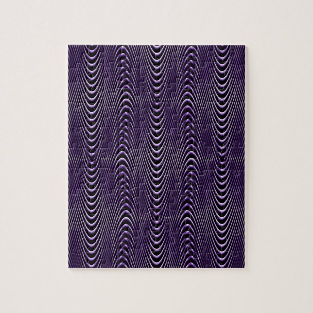 Lila Menschen Illusionen.... Puzzle (Vertikal)
