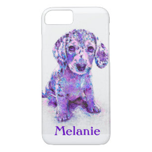 lila merle Dackel iPhone 7 Kasten Case-Mate iPhone Hülle
