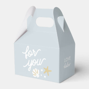 Lila Mermaid Party Seashells Personalisiert Gefall Geschenkschachtel