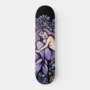 Lila Milchschlafhilfe Skateboard