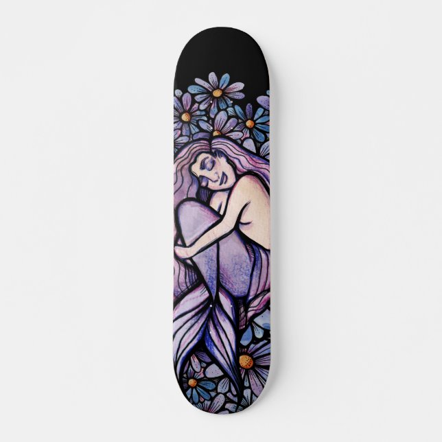 Lila Milchschlafhilfe Skateboard (Vorne)