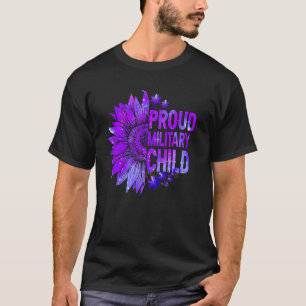 Lila, militärische Kinder mit hohem Proud T-Shirt