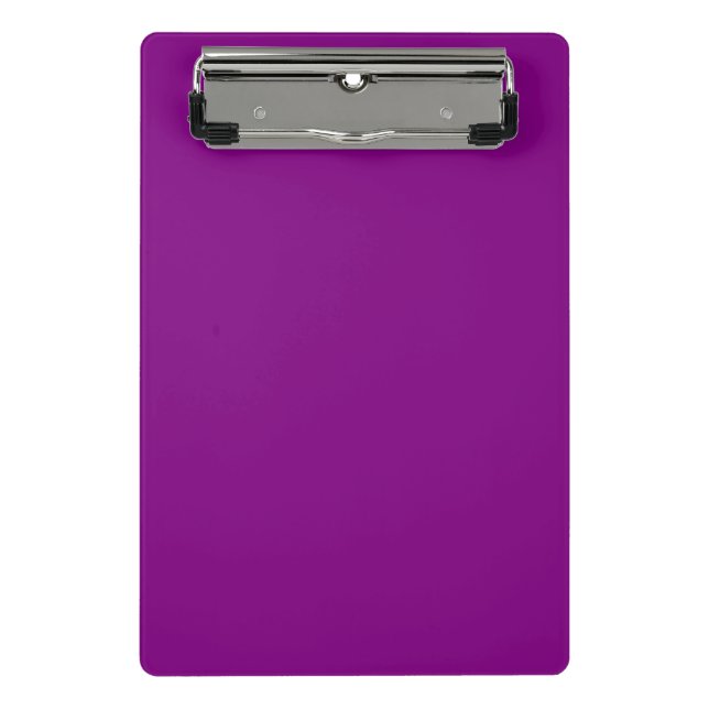 Lila Mini Klemmbrett (Vorderseite)