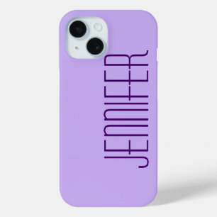 Lila, Minimalistisch, Jumbo-Name Case-Mate iPhone Hülle