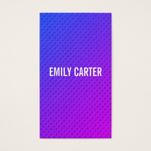 Lila Minimalistische Mischung (Vorderseite)