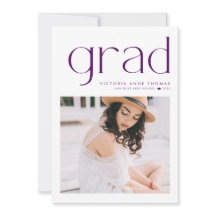 Lila Minimalistische Typografie Foto Abschluss