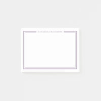 Lila minimalistisches Monogramm