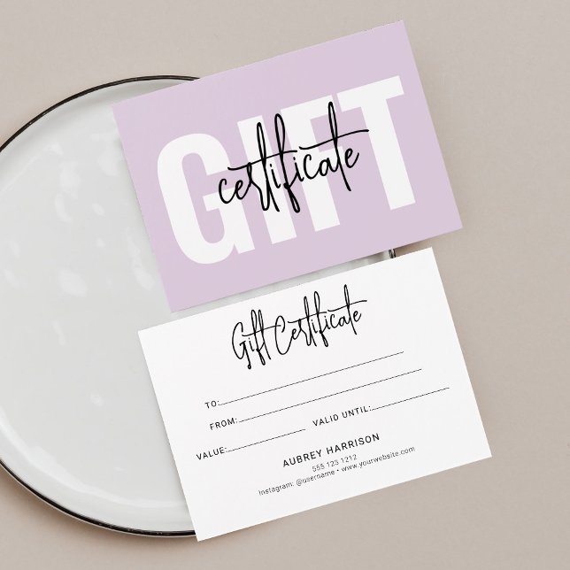 Lila Minimalistisches Skript (Von Creator hochgeladen)