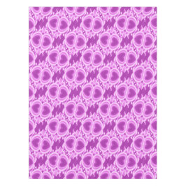 Lila Mirrored Hearts Tischdecke