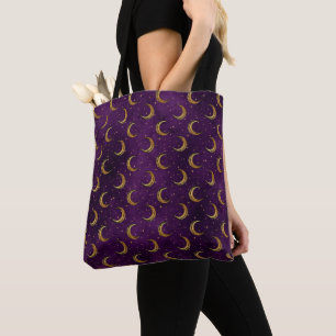 LILA MIT GOLD HALLOWEEN MOONEN