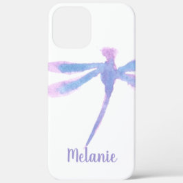 Lila Mit Monogramm Libelle Case-Mate iPhone Hülle
