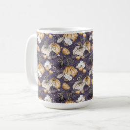 LILA MIT ORANGE CREAM & LILA PUMPKINS KAFFEETASSE
