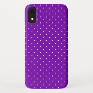 lila mit weißen Polka-Punkten Case-Mate iPhone Hülle
