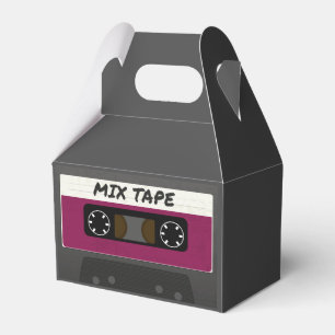 Lila Mix-Tape - 80er und 90er Retro Geschenk Geschenkschachtel