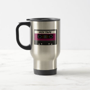 Lila Mix-Tape - 80er und Retro-Inspiriert Geschenk Reisebecher