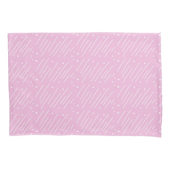 Lila Mod Pillowcase Kissenbezug (Vorderseite)