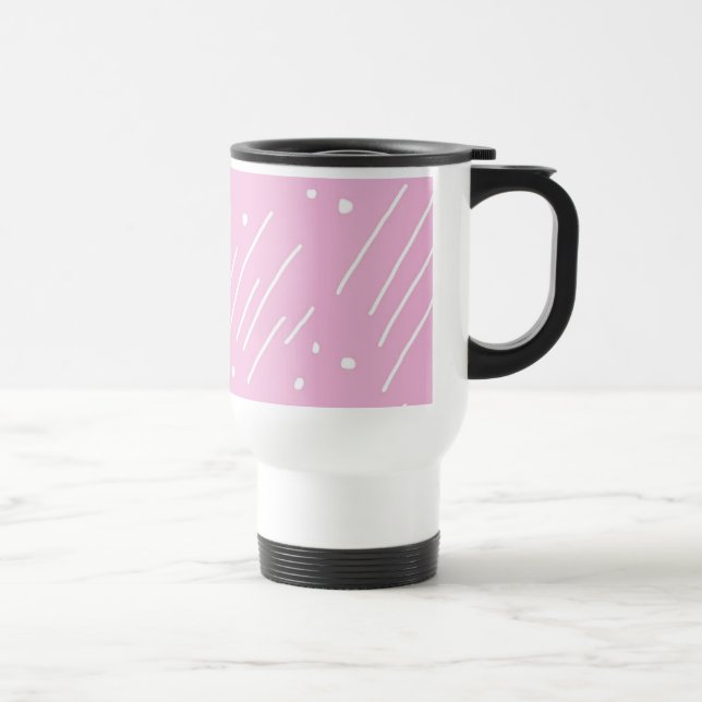 Lila Mod Travel Mug Reisebecher (Rechts)