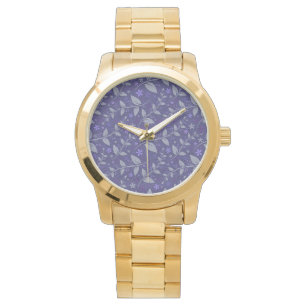Lila Moderne Elegante Armbanduhr