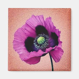 Lila Mohn Magnet