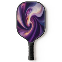 Lila Momentum – Abstractes Kunst-Pickleball-Paddle