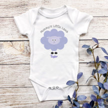 Lila Mommys Little Lamb Gender Neutraler Niedliche