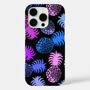 Lila Momona Hawaiian Tropical Pineapse iPhone 16 Pro Hülle