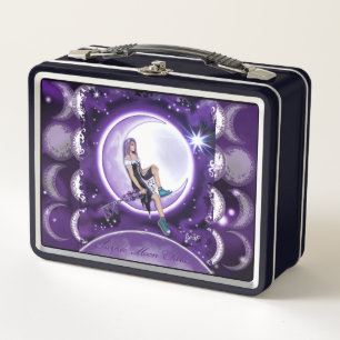 Lila Mond Child Metal Lunch Box
