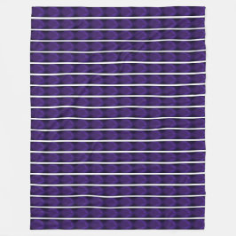 Lila Mond Fleecedecke