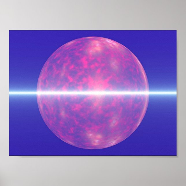 Lila Mond Poster (Vorne)