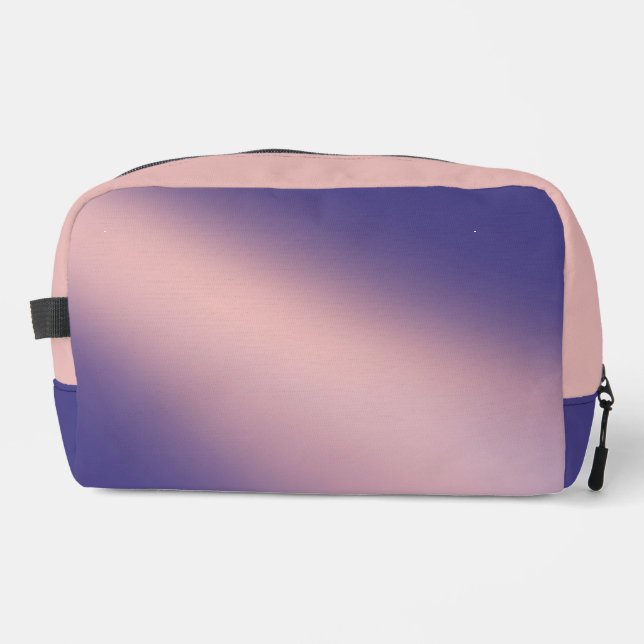 Lila Mondlicht Ombre Waschbeutel (Vorderseite)