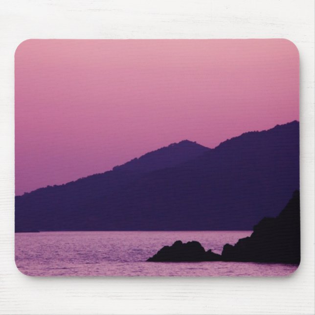 lila Mondmousepad Mousepad (Vorne)