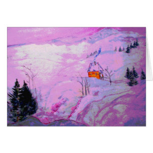 lila Mondscheinschnee