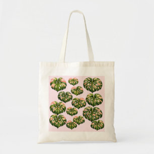 Lila Monstera-Pflanze Tragetasche Spaß botanisch