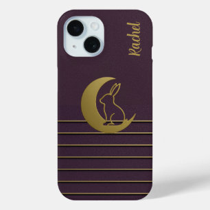 Lila Moon Bunny Design iPhone/iPad Gehäuse Case-Mate iPhone Hülle