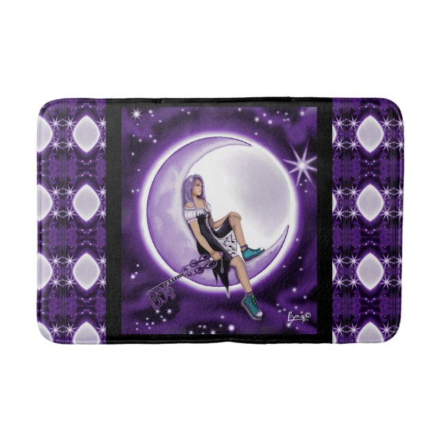 Lila Moon Child Bath Mat Badematte (Vorderseite)