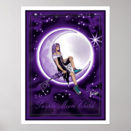 Lila Moon Child Poster