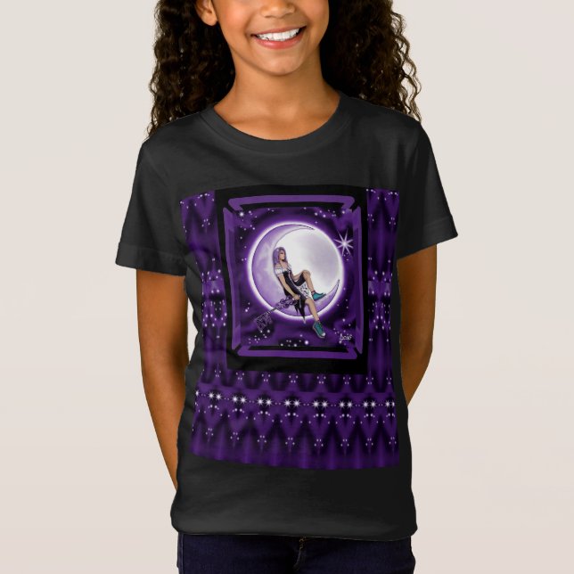 Lila Moon Child T - Shirt (Vorderseite)