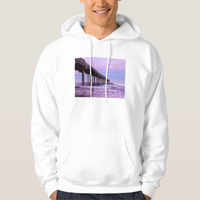 Lila Morgenröte Hoodie (Vorderseite)